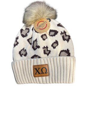 Sorority Chi Omega Beanie Hat - NWT